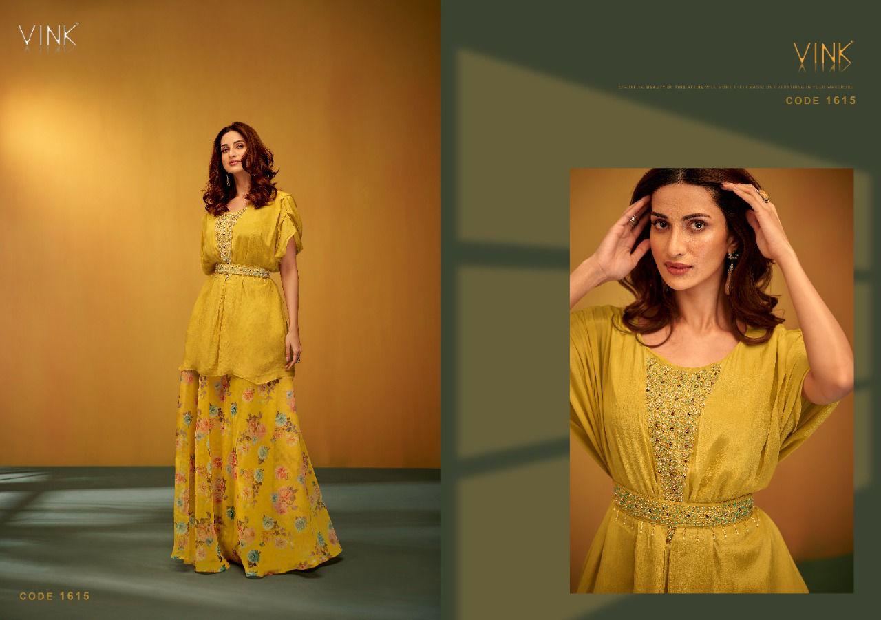 Vink Lilac Heavy Fancy Festive Wear New Designer Stylish Kurti With Skirt Collection
